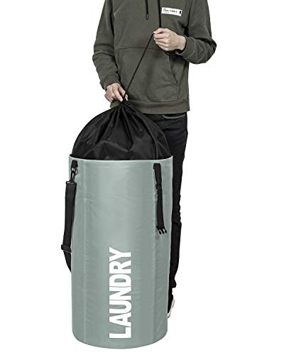 Chrislley 106L Extra Large Laundry Bag Backpack Laundry Liner Collapsible Laundry