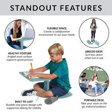 ECR4Kids The Surf Portable Lap Desk, Laptop Stand, Writing Table