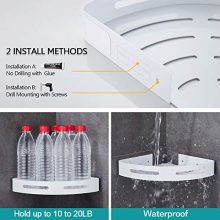 Gricol Bathroom Shower Caddy Corner Shelf 2 Pack