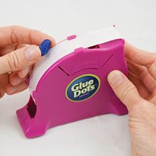 Glue Dots Desktop Dispenser, Multicolor