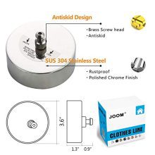 JOOM Retractable Clothesline Stainless Steel Heavy Duty 9Feet(MAX)
