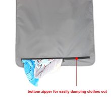 LUXJA Laundry Backpack, Laundry Bag with Extra Stainless Steel Door Hooks