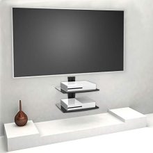 WALI Floating Strengthened Tempered Glass for DVD Players