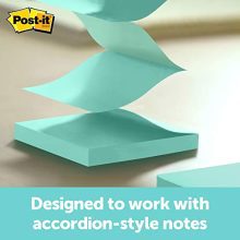 Post-it Pop-up Note Dispenser, Black Base Clear Top, Designed to work