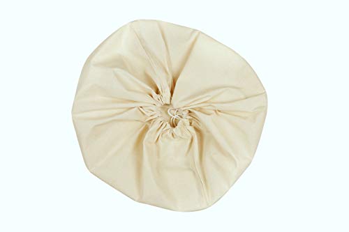 Urban Villa - 2 Pack Extra Large Canvas Heavy Duty Laundry Bags Natural Cotton
