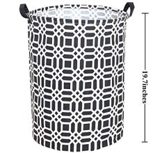 Sanjiaofen 19.7" Large Laundry Hamper Bucket Waterproof Coating Storage