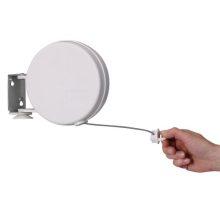 Household Essentials R-400 Single Line Retractable Clothesline | 40 Feet for Hanging Laundry, White