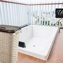 Uniware 60 LT Hollow Design Clothes Hamper Laundry Basket, Made in Turkey