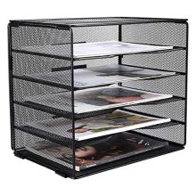 EasyPAG 5 Tier Desk File Organizer Mailroom Mail Sorter Paper Letter Trays