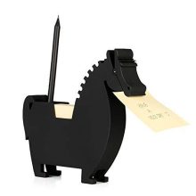 Memo Holder Desktop Note pad Dispenser Horse Pen Holder Multi-Functional