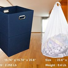 Premium Foldable Large Laundry Hamper with Laundry Bag