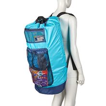 HOMEST Laundry Backpack Bag Extra Large with Mesh Pocket, Shoulder Straps