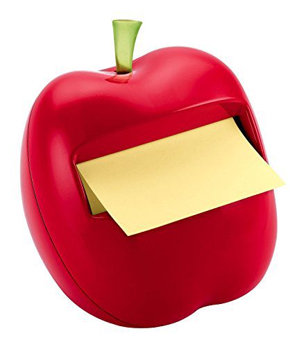 Post-it Pop-up Notes Dispenser for 3 in x 3 in Notes, Apple Shaped Dispenser
