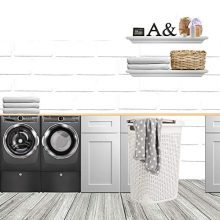 Mind Reader Basket, Laundry Cutout Handles, Washing Bin