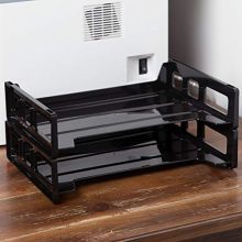 1InTheOffice Desk Tray, Side Load Letter Tray"4 Pack"