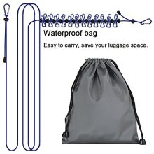 Nasdom Travel Clothesline,4m/13ft Portable Retractable Adjustable Clothes