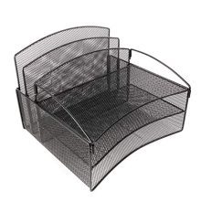 Veesun Desk Organizer,Mesh Desktop File Organizer Letter Paper Tray Holder