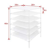 Growsun Sweater Drying Rack 6-Layer Stackable Mesh Cloth Dry Dyier