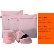 Kimmama Delicates Laundry Bags, Bra Fine Mesh Wash Bag for Underwear