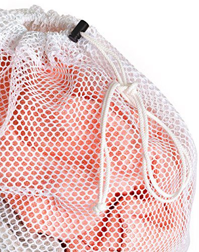 Commercial Mesh Laundry Bag - Sturdy Mesh Material with Drawstring Closure.