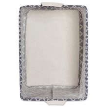 DII Cotton/Polyester Cube Laundry Basket, Perfect In Your Bedroom