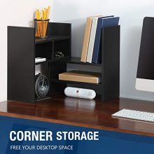 FITUEYES Adjustable Desktop Organizer，Wood Display Storage for Home & Office