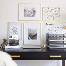 Blu Monaco Desk Organizers and Accessories Stackable Paper Tray