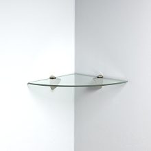 Knape & Vogt Vogt Decorative Corner Glass Shelf Kit L X 12 in W