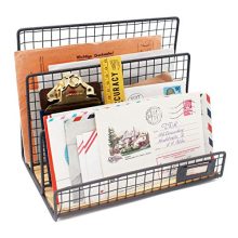 Office Desktop 3 Slot File Letter Magazine Folder Document Tray