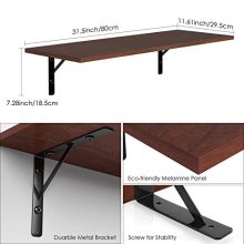 Homfa Floating Shelves Wall-Mounted Display Storage Ledge