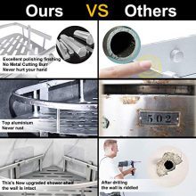 Flowmist 2 Tiers Corner Shower Caddy, Shower Organizer