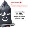 WOWLIVE 2 Pack Extra Large Travel Nylon Laundry Bag Set Storage Sturdy Rip-Stop