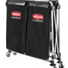 Rubbermaid Commercial Executive Series Collapsible X-Cart, 2 to 4 Bushel