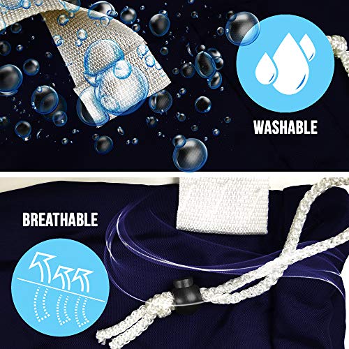 Nylon Laundry Bag with reliable Shoulder Strap - 30" X 40" - 100% Nylon