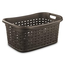 Sterilite Weave Laundry Basket, Espresso, 6-Pack