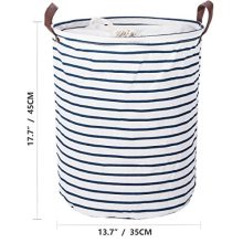 DOKEHOM 17.7-Inches Large Laundry Basket (9 Colors), Drawstring Waterproof
