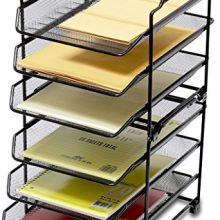 DecoBros Stackable 3 Tier Desk Document Letter Tray Organizer