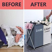 FENGLE 125L Laundry Basket Clothes Hamper Organizer Sorter Storage Foldable