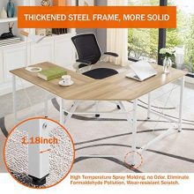 Mr IRONSTONE L-Shaped Desk 59" Computer Corner Desk, Home Gaming Desk