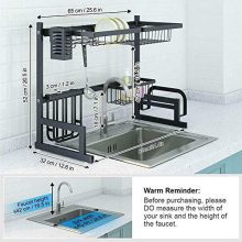 Over the Sink Dish Drying Rack, SKOLOO Large Above Sink Dish Rack
