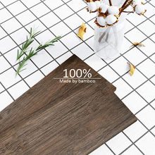 Set of 3, Rustic Bamboo Wall Storage Shelves for Bedroom
