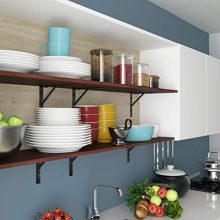 Homfa Floating Shelves Wall-Mounted Display Storage Ledge