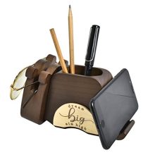 I'm Wooden Multi-Functional Stationery Supplies Organizer Desk Decoration