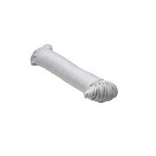 Extreme Max White 7/32" x 100' Braided Cotton/Polyester Clothesline