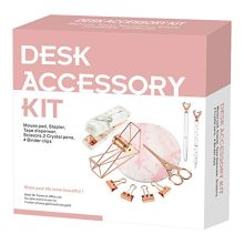 TOODOO Desk Accessory Organization Kit, Set of Stapler, Mouse Pad