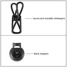 SANDAO Portable Travel Clothesline, Adjustable Elastic Travel Camping Retractable