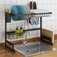 Over the Sink Dish Drying Rack, SKOLOO Large Above Sink Dish Rack