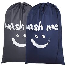 Chrislley 2 Pack 120L Nylon Laundry Bag Washable Laundry Bag Wash