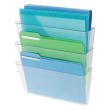 Deflecto Office DocuPocket , Wall File Organizer, Stackable, Letter Size
