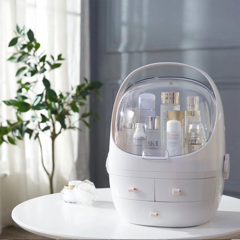 Large Acrylic Makeup Organizer Drawer Storage Box Cosmetic